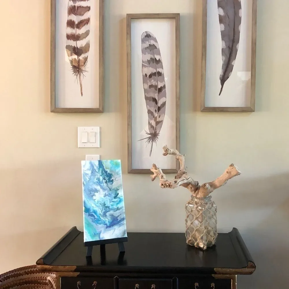 Dutch Pour original 8 x 16 painting